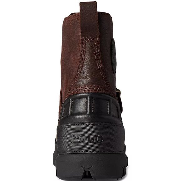 POLO by Ralph Lauren Men's Oslo Waterproof Brown Leather Boots -11.5D-New in Box - Picture 13 of 16